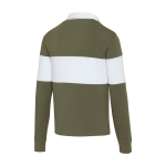 Polo unisexe en coton biologique style rugby 280 g/m² Elevate NXT troisième vue arrière