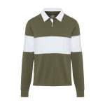 Polo unisexe en coton biologique style rugby 280 g/m² Elevate NXT deuxième vue frontale