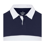 Polo unisexe en coton biologique style rugby 280 g/m² Elevate NXT vue détail 1