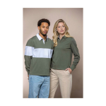 Polo unisexe en coton biologique style rugby 280 g/m² Elevate NXT image nature morte
