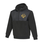 Veste sherpa unisexe en polyester recyclé Elevate NXT vue impression sérigraphique