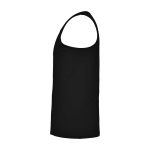 T-shirt de sport pour enfant 140 g/m² Roly Kinder-Sportshirt mit abnehmbarem Etikett, 140 g/m2, Roly couleur noir vue latérale