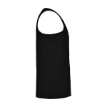 T-shirt de sport pour enfant 140 g/m² Roly Kinder-Sportshirt mit abnehmbarem Etikett, 140 g/m2, Roly couleur noir deuxième vue latérale