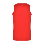 T-shirt de sport pour enfant 140 g/m² Roly Kinder-Sportshirt mit abnehmbarem Etikett, 140 g/m2, Roly couleur rouge deuxième vue arrière