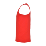 T-shirt de sport pour enfant 140 g/m² Roly Kinder-Sportshirt mit abnehmbarem Etikett, 140 g/m2, Roly couleur rouge vue latérale
