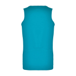 T-shirt de sport pour enfant 140 g/m² Roly Kinder-Sportshirt mit abnehmbarem Etikett, 140 g/m2, Roly couleur turquoise deuxième vue arrière