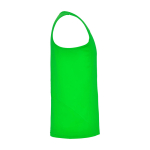 T-shirt de sport pour enfant 140 g/m² Roly Kinder-Sportshirt mit abnehmbarem Etikett, 140 g/m2, Roly couleur vert lime deuxième vue latérale