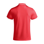 Polo de sport enfant en polyester à manches courtes 140 g/m² Roly Kurzarm-Kinder-Sport-Polo aus Polyester, 140 g/m2 Roly couleur rouge deuxième vue arrière