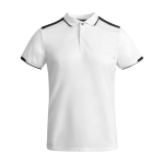Polo de sport enfant en polyester à manches courtes 140 g/m² Roly Kurzarm-Kinder-Sport-Polo aus Polyester, 140 g/m2 Roly couleur blanc