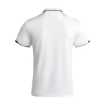 Polo de sport enfant en polyester à manches courtes 140 g/m² Roly Kurzarm-Kinder-Sport-Polo aus Polyester, 140 g/m2 Roly couleur blanc deuxième vue arrière