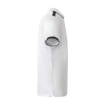 Polo de sport enfant en polyester à manches courtes 140 g/m² Roly Kurzarm-Kinder-Sport-Polo aus Polyester, 140 g/m2 Roly couleur blanc deuxième vue latérale