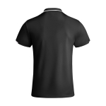 Polo de sport enfant en polyester à manches courtes 140 g/m² Roly Kurzarm-Kinder-Sport-Polo aus Polyester, 140 g/m2 Roly couleur blanc/noir deuxième vue arrière