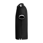 Polo de sport enfant en polyester à manches courtes 140 g/m² Roly Kurzarm-Kinder-Sport-Polo aus Polyester, 140 g/m2 Roly couleur blanc/noir vue latérale