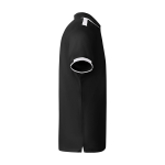 Polo de sport enfant en polyester à manches courtes 140 g/m² Roly Kurzarm-Kinder-Sport-Polo aus Polyester, 140 g/m2 Roly couleur blanc/noir deuxième vue latérale
