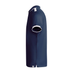 Polo de sport enfant en polyester à manches courtes 140 g/m² Roly Kurzarm-Kinder-Sport-Polo aus Polyester, 140 g/m2 Roly couleur bleu marine vue latérale