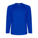 T-shirt technique pour enfants à manches longues 150 g/m² Roly Technisches Langarm-Sport-T-Shirt für Kinder, 150 g/m2 Roly couleur bleu