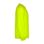 T-shirt technique pour enfants à manches longues 150 g/m² Roly Technisches Langarm-Sport-T-Shirt für Kinder, 150 g/m2 Roly couleur jaune fluorescent deuxième vue latérale