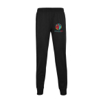 Pantalon enfant en polyester avec taille élastique 220 g/m² Roly Elastische Kinderhose aus Polyester, 220 g/m2 Roly couleur noir vue impression sérigraphique