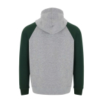 Sweat bicolore à capuche pour enfant 280 g/m² Roly Badet couleur vert bouteille deuxième vue arrière