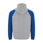 Sweat bicolore à capuche pour enfant 280 g/m² Roly Badet couleur bleu roi deuxième vue arrière