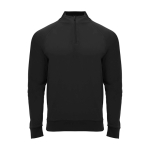 Sweat-shirt enfant à manches longues avec zip court 200 g/m² Roly Langarm-Kinder-Sweatshirt mit Logo, 200 g/m2 Roly couleur noir