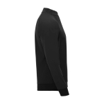 Sweat-shirt enfant à manches longues avec zip court 200 g/m² Roly Langarm-Kinder-Sweatshirt mit Logo, 200 g/m2 Roly couleur noir deuxième vue latérale