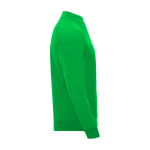 Sweat-shirt enfant à manches longues avec zip court 200 g/m² Roly Langarm-Kinder-Sweatshirt mit Logo, 200 g/m2 Roly couleur vert deuxième vue latérale