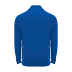 Sweat-shirt enfant à manches longues avec zip court 200 g/m² Roly Langarm-Kinder-Sweatshirt mit Logo, 200 g/m2 Roly couleur bleu roi deuxième vue arrière