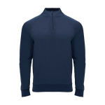 Sweat-shirt enfant à manches longues avec zip court 200 g/m² Roly Langarm-Kinder-Sweatshirt mit Logo, 200 g/m2 Roly couleur bleu marine