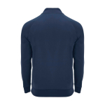 Sweat-shirt enfant à manches longues avec zip court 200 g/m² Roly Langarm-Kinder-Sweatshirt mit Logo, 200 g/m2 Roly couleur bleu marine deuxième vue arrière