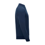 Sweat-shirt enfant à manches longues avec zip court 200 g/m² Roly Langarm-Kinder-Sweatshirt mit Logo, 200 g/m2 Roly couleur bleu marine deuxième vue latérale