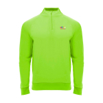 Sweat-shirt enfant à manches longues avec zip court 200 g/m² Roly Langarm-Kinder-Sweatshirt mit Logo, 200 g/m2 Roly couleur vert fluorescent vue impression sérigraphique