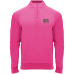 Sweat-shirt enfant à manches longues avec zip court 200 g/m² Roly vue impression sérigraphique