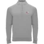 Sweat-shirt enfant à manches longues avec zip court 200 g/m² Roly vue impression sérigraphique