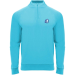 Sweat-shirt enfant à manches longues avec zip court 200 g/m² Roly vue impression sérigraphique
