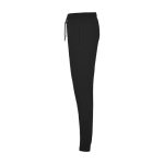 Pantalon enfant de sport en coton et polyester 280 g/m² Roly Kinder-Sporthose aus Baumwolle und Polyester, 280 g/m2 Roly couleur noir vue latérale