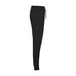 Pantalon enfant de sport en coton et polyester 280 g/m² Roly Kinder-Sporthose aus Baumwolle und Polyester, 280 g/m2 Roly couleur noir deuxième vue latérale
