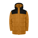Doudoune pour enfant en polyester avec poignets élastiques Roly Gepolsterte Kinderjacke aus Polyester, Roly couleur marron