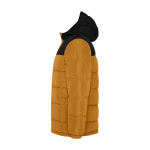Doudoune pour enfant en polyester avec poignets élastiques Roly Gepolsterte Kinderjacke aus Polyester, Roly couleur marron vue latérale