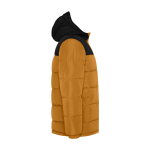 Doudoune pour enfant en polyester avec poignets élastiques Roly Gepolsterte Kinderjacke aus Polyester, Roly couleur marron deuxième vue latérale