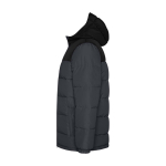 Doudoune pour enfant en polyester avec poignets élastiques Roly Gepolsterte Kinderjacke aus Polyester, Roly couleur noir vue latérale