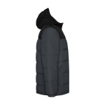 Doudoune pour enfant en polyester avec poignets élastiques Roly Gepolsterte Kinderjacke aus Polyester, Roly couleur noir deuxième vue latérale