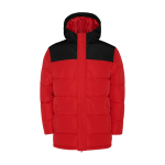 Doudoune pour enfant en polyester avec poignets élastiques Roly Gepolsterte Kinderjacke aus Polyester, Roly couleur rouge