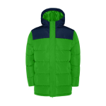 Doudoune pour enfant en polyester avec poignets élastiques Roly Gepolsterte Kinderjacke aus Polyester, Roly couleur vert