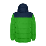 Doudoune pour enfant en polyester avec poignets élastiques Roly Gepolsterte Kinderjacke aus Polyester, Roly couleur vert deuxième vue arrière