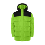 Doudoune pour enfant en polyester avec poignets élastiques Roly Gepolsterte Kinderjacke aus Polyester, Roly couleur vert lime