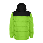 Doudoune pour enfant en polyester avec poignets élastiques Roly Gepolsterte Kinderjacke aus Polyester, Roly couleur vert lime deuxième vue arrière