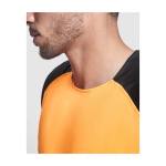 T-shirt de sport pour enfant bicolore 140 g/m² Roly Bugatti couleur orange image nature morte 2