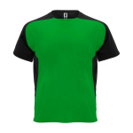 T-shirt de sport pour enfant bicolore 140 g/m² Roly Bugatti couleur vert tropical