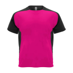 T-shirt de sport pour enfant bicolore 140 g/m² Roly Bugatti couleur fuchsia